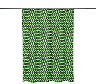 Bonamaison, Rideau de Douche Imprimé Numériquement, Anneaux de Rideau de Douche Inclus, 1 Pièce, 140X200 Cm - Conçu et fabriqué en Turquie
