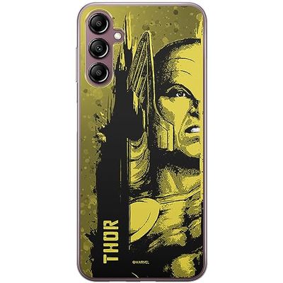 ERT GROUP mobiltelefonfodral för Samsung A14 4G/5G originalt och officiellt licensierat Marvel mönster Thor 001 optimalt anpassad till formen på mobiltelefonen, fodral tillverkad av TPU-plast