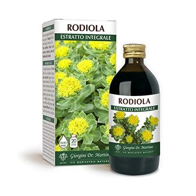 Dr Giorgini Integratore Alimentare, Rodiola Estratto Integrale Liquido Analcoolico - 200 ml