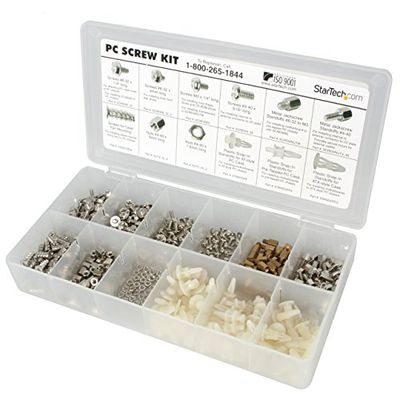 StarTech.com Kit Deluxe de parafusos para PC - parafusos, porcas e separadores