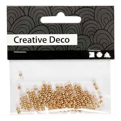 Wax Kralen, D: 2,7 mm, goud, 150st