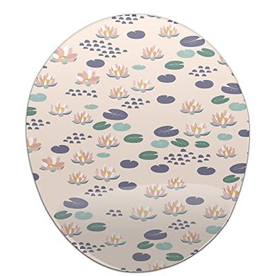 Questo Casa, Tappetino per Mouse Ergonomico, Tappetino per Mouse con Supporto Polso, Poggiapolsi, Base Antiscivolo, Stampa Digitale, per Ufficio e Casa, Dimensioni: 20x23 Cm