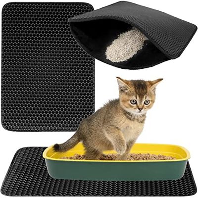 Iso Trade Box Mat, Cat Litter underlays, Rugs 15656 Alfombrillas de baño, Multicolor, Único