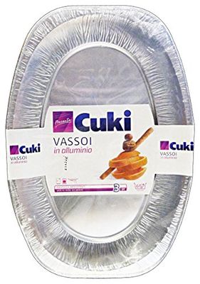 Set van 12 papieren vakken, 6 porties aluminium * 3 stuks CUKY containers voor de keuken