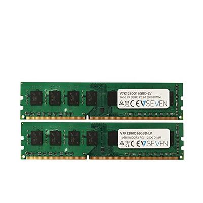 V7 V7K1280016GBD-LV V7 16GB DDR3 PC3L_12800 _ 1600MHZ DIMM Module de mémoire _ V7K1280016GBD-LV