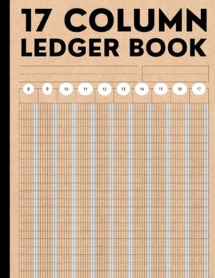 17-Column Ledger Book: Unparalleled Detail for In-Depth Financial Analysis