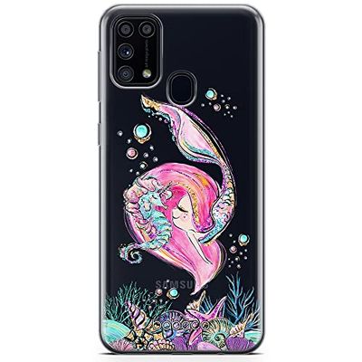 ERT GROUP mobiltelefonfodral för Samsung A31 originalt och officiellt licensierat Babaco mönster Ocean 002 optimalt anpassad till formen på mobiltelefonen, gedeeltelijk transparant