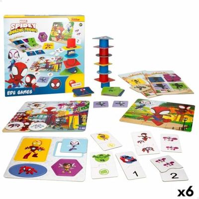 Spidey Set educativo 24,5 x 0,2 x 24,5 cm (6 pezzi) 10 in 1
