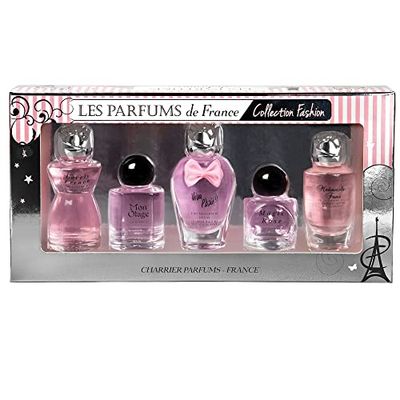 Charrier Parfums "collezione Fashion" Cofanetto di 5 Eau de Parfum in miniatura, 49,7 ml