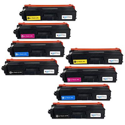 Go Inks 2 Set of 4 Laser Toner Cartridges to replace Brother TN423 Compatible/non-OEM for Brother DCP, MFC & HL Printers