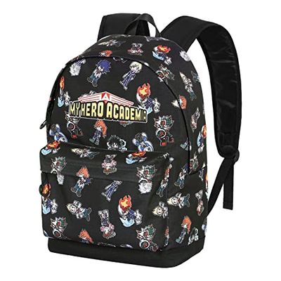 Karactermania My Hero Academia Chibi-FAN HS Backpack, Black