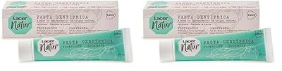 LACER Natur Pasta Dental 100 ML, Negro, Estándar (Paquete de 2)