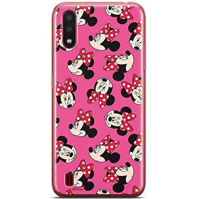 ERT GROUP mobiltelefonfodral för Samsung A01 originalt och officiellt licensierat Disney mönster Minnie 019 optimalt anpassad till formen på mobiltelefonen, fodral tillverkad av TPU-plast