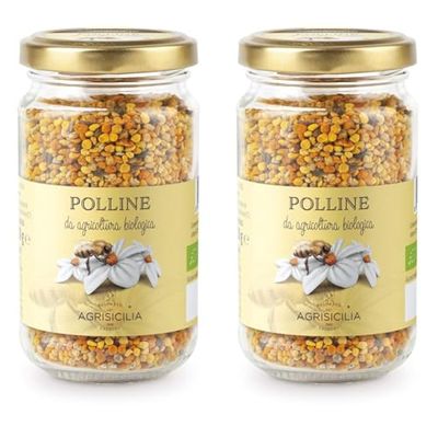 Agrisicilia Polline Di Fiori Da Agricoltura Biologica - 120 g (Confezione da 2)