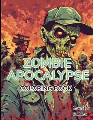 Monster Coloring Book Zombie Apocalypse: Monster Edition Zombie Apocalypse