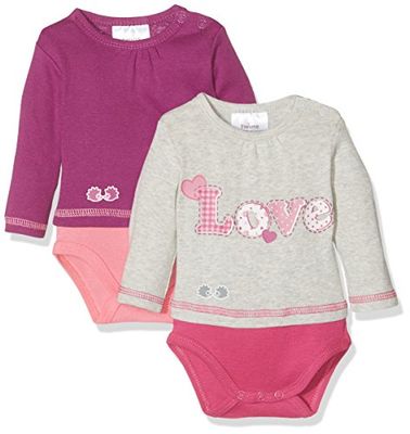 Twins Love, Body Bimba, (pacco da 2), Rosa (pink), 74