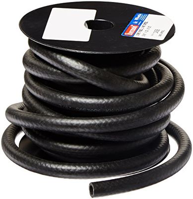 HBD Thermoid NBR/PVC SAE30R6 Fuel Line Hose, 3/8" x 25' Length, 0.375" ID, Black