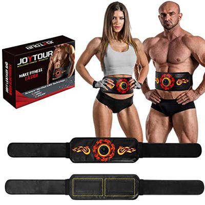 JOYTOUR ABS Stimulator EMS Spierstimulator, ABS Trainer Veilig Effectief Snel EMS Technologie Buikgordel, ABS Stimulator voor Mannen en Vrouwen met Extra Verlengingsriem