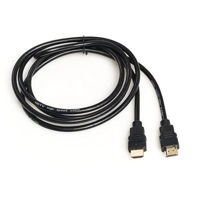 Glowster Cavo HDMI 2.0 da 2 metri, 4K, nero, ideale per collegare dispositivi multimediali e godere di alta definizione.