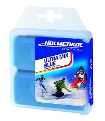 Holmenkol Uniseks – Ultramix Blue warme was, 2 x 35 gram