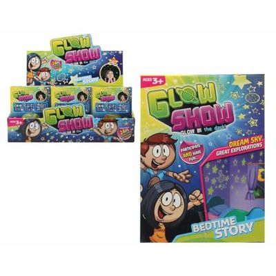 BigBuy Fun Set d'autocollants Glow Show Fluorescent