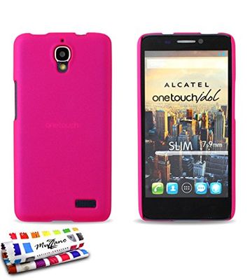 MUZZANO Originele"Le Pearls" Rigid Case voor Alcatel One Touch Idol - Hot Pink