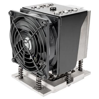 SilverStone Technology XE04-SP5 4U SFF Server/Workstation CPU Cooler per Intel AMD SP5, SST-XE04-SP5B (nero + nero)