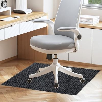 ASelected Vloerbeschermingsmat, 100 x 120 cm, bureaustoelonderlegger, antislip, bureaustoelonderlegger voor parket, bureaustoel, harde vloeren, tegels