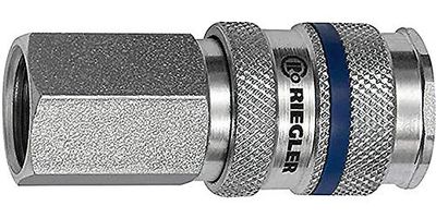 RIEGLER 141515-244.71-E Raccord à dégagement rapide NW 7,8 acier, G 1/4 IG, 1 pièce