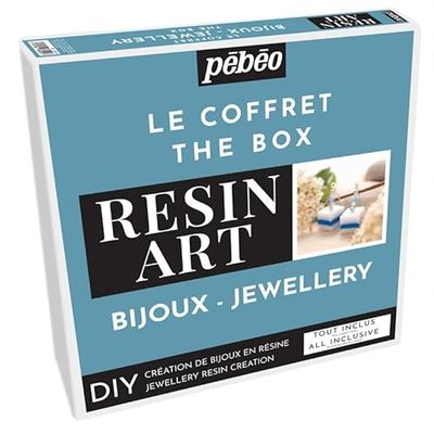 PEBEO Coffret Resin Art Création et Fabrication de Bijoux en Résine epoxy