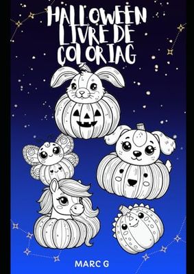 "Mon Livre de Coloriage Halloween : 22 Dessins Amusants de Citrouilles avec Visages pour Enfants de 3 à 6 Ans": "Des citrouilles rigolotes avec des ... voitures, avions et bien plus encore !"