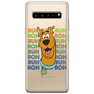 ERT GROUP Custodia per Samsung S10 5G originale e ufficiale Scooby DOO 003 con licenza Scooby DOO 003, perfettamente adattata alla forma del telefono cellulare, parzialmente trasparente