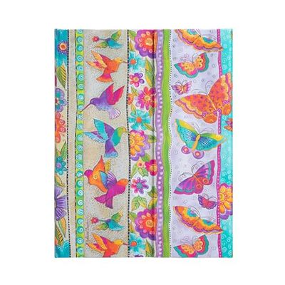 Paperblanks | Farfalle e Colibrì | Diari a copertina rigida | Ultra | Righe