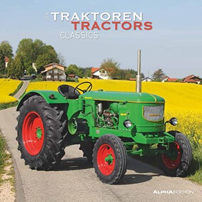 Traktoren Classics 2024 - Brochure Calendar 30 x 30 cm (30 x 60 cm Open) - Calendar with Space for Notes - Picture Calendar - Wall Planner - Wall Calendar