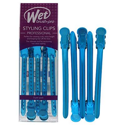 Wet Brush Pro Styling Clips Bleu pour Women 5 Pinces à Cheveux 1 Unité