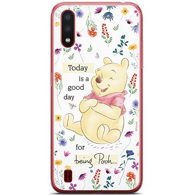 ERT GROUP mobiltelefonfodral för Samsung A01 originalt och officiellt licensierat Disney mönster Winnie the Pooh and friends 029 anpassad till formen på mobiltelefonen, fodral tillverkad av TPU-plast