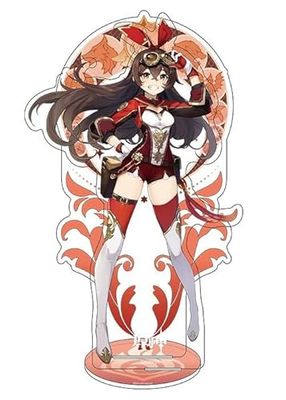 Toys Figurine d'Anime en Acrylique Mini Figurine Double Face Ambre Décoration de Bureau Stand Figurine d'action Miniature Poupée Fans Cadeau 15 cm