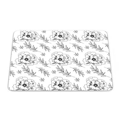 Bonamaison, Rectangular Digital Printed Mouse Mat Non-Slip Bottom for Office and Home Size: 22 x 18 cm
