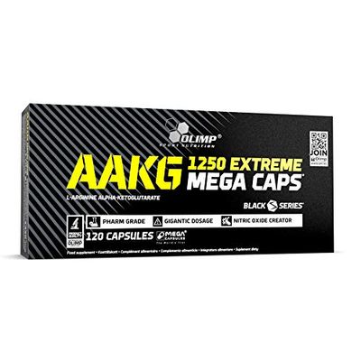 OLIMP SPORT NUTRITION Olimp AAKG Extreme Mega Capsules - Pack of 120 Capsules