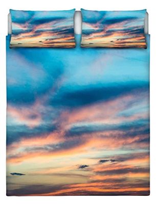 Italian Bed linnen beddengoed met digitale print, meerkleurig, 255 x 300 x 1 cm