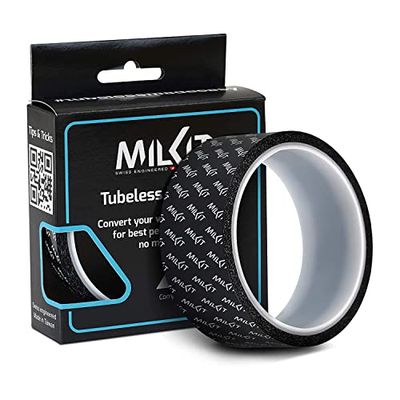 milKit Ruban de jante sans chambre à air – Rouleau de 10 m – Ruban de jante de vélo extra résistant 21 mm – 25 mm – 29 mm – 32 mm de largeur disponible (35 mm)
