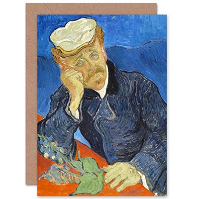 Vincent Van Gogh Dr Paul Gachet kartka okolicznościowa z artystyczną kopertą plus pusta w środku