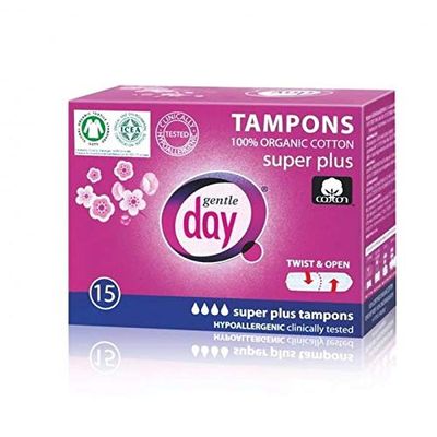 Gentle Day Tampon Super Plus, 15 pièces