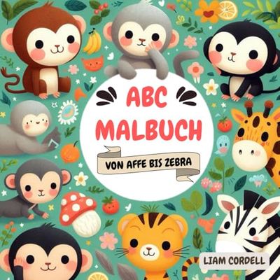 ABC-Tier-Malbuch: Spielerisch Lernen und Malen