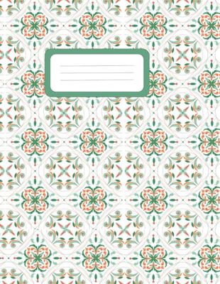 Italian vintage ornaments Composition Notebook