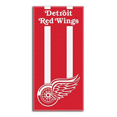 Officiellt licensierad NHL "Zone Read" strandhandduk 30" x 60", flerfärgad Röd 30" x 60"
