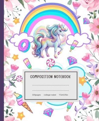 COMPOSITION NOTEBOOK: unicorn horse