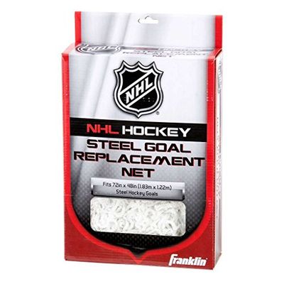 Franklin Sports NHL - Red de repuesto para portería de hockey - Red de repuesto oficial de 72 pulgadas - Red de portería de hockey callejero al aire libre - Red de tamaño oficial fácil de fijar - 72 x