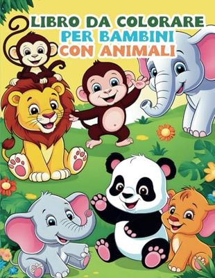 Libro da Colorare per Bambini con gli Animali