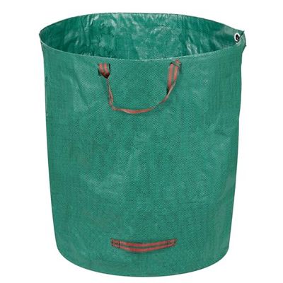 Gecosac Borsa da giardino Rifiuti Verdi 500L Autoportante, Resistente, Borsa Impermeabile con 3 Maniglie